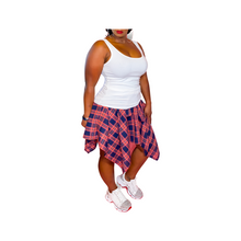 Load image into Gallery viewer, SCHOOLY HI-LO SKIRT