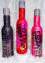 Load image into Gallery viewer, 25oz Sippin Pretty Wine Bottle W/Straw