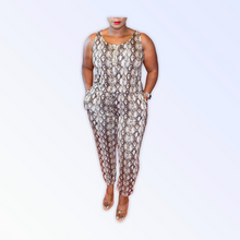 Load image into Gallery viewer, SNAKE SKIN JUMPSUIT