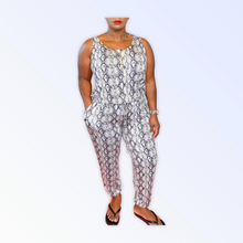 Load image into Gallery viewer, SNAKE SKIN JUMPSUIT