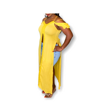 Load image into Gallery viewer, DAISY MAXI TOP-YELLOW
