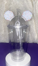 Load image into Gallery viewer, 16oz ALL EARS ACRYLIC TUMBLER W/ STRAW
