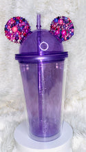 Load image into Gallery viewer, 16oz ALL EARS ACRYLIC TUMBLER W/ STRAW
