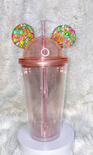 Load image into Gallery viewer, 16oz ALL EARS ACRYLIC TUMBLER W/ STRAW
