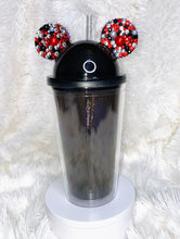 Load image into Gallery viewer, 16oz ALL EARS ACRYLIC TUMBLER W/ STRAW
