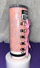 Load image into Gallery viewer, 20oz Skinny-Converse Theme with Real Shoe Laces-Pink
