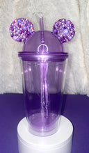 Load image into Gallery viewer, 16oz ALL EARS ACRYLIC TUMBLER W/ STRAW
