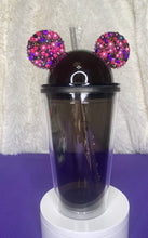 Load image into Gallery viewer, 16oz ALL EARS ACRYLIC TUMBLER W/ STRAW
