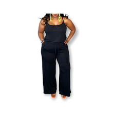 Load image into Gallery viewer, SIMPLE JUMPSUIT-BLACK
