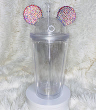 Load image into Gallery viewer, 16oz ALL EARS ACRYLIC TUMBLER W/ STRAW
