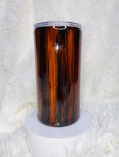 Load image into Gallery viewer, Dark Woodgrain Hennessy Theme Tumbler
