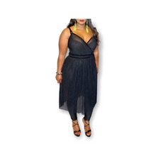 Load image into Gallery viewer, SHEER ME DRESS-BLACK
