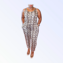 Load image into Gallery viewer, SNAKE SKIN JUMPSUIT
