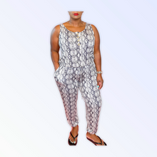 Load image into Gallery viewer, SNAKE SKIN JUMPSUIT
